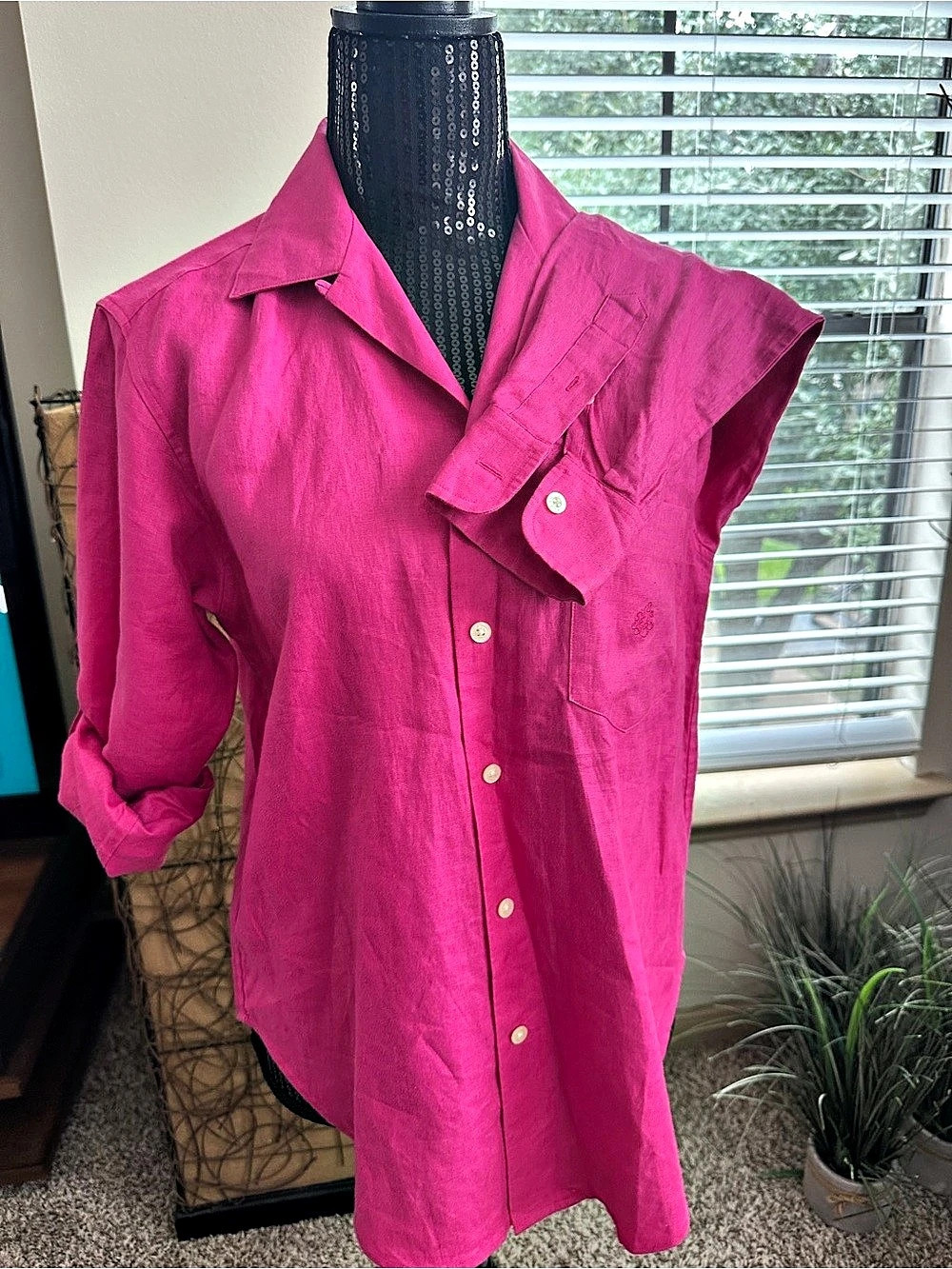 Ralph Lauren Pink Button Down Shirt